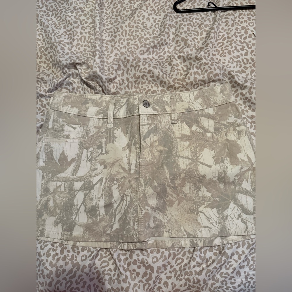 Hollister Light Camo Skirt